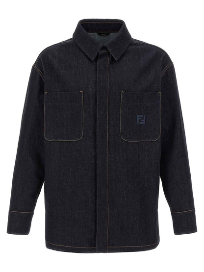 Blue Cotton Denim Jacket