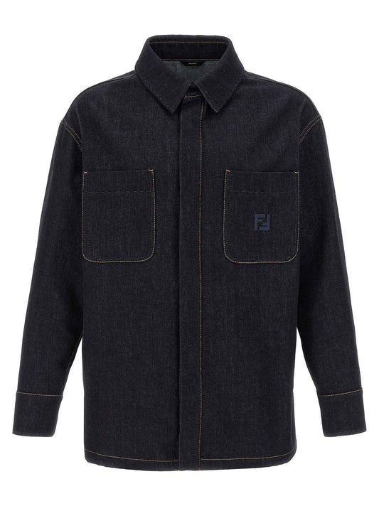 Blue Cotton Denim Jacket