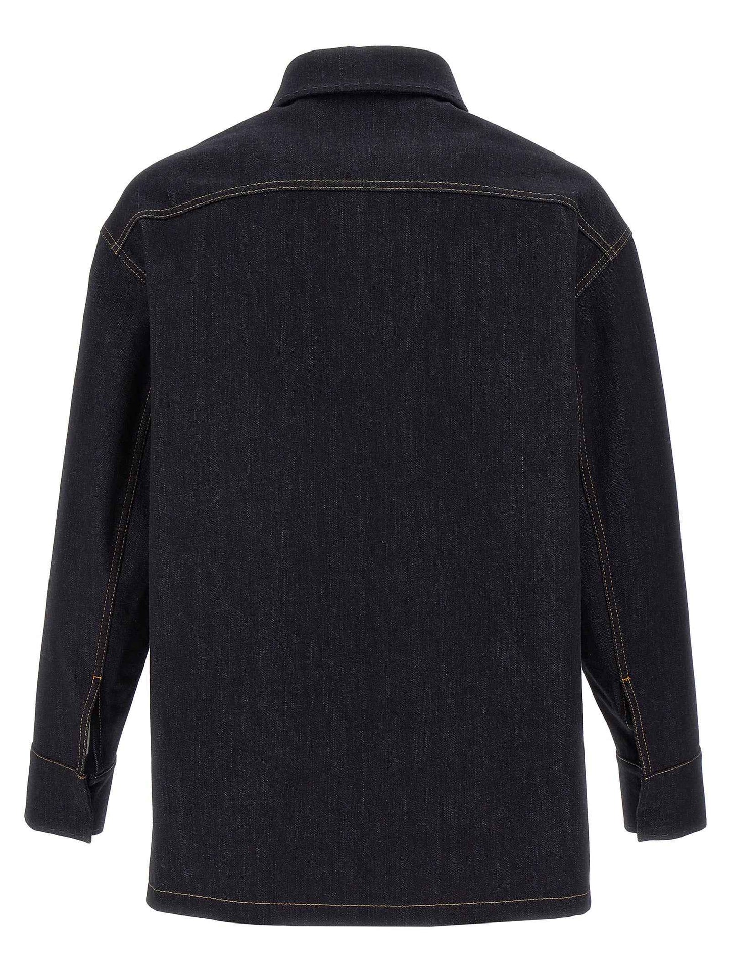 Blue Cotton Denim Jacket
