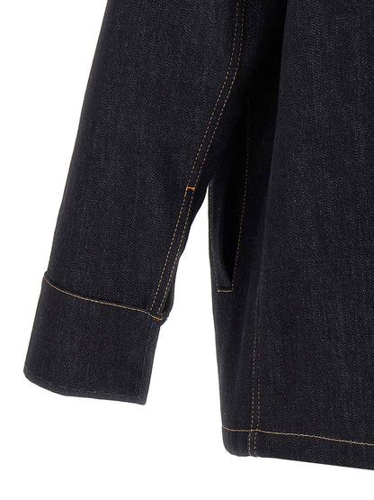Blue Cotton Denim Jacket