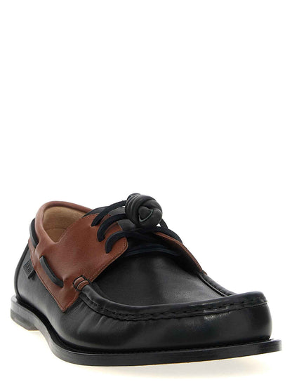 Multicolor Calfskin Slip-On Loafers