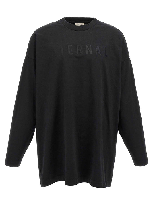 Black Cotton T-Shirt