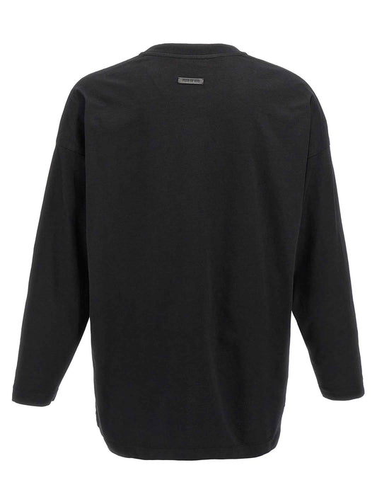 Black Cotton T-Shirt