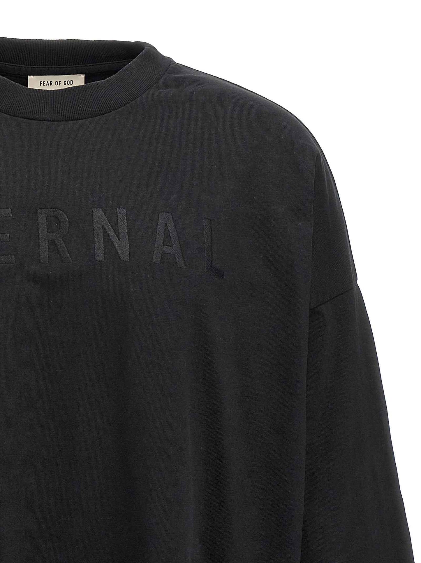 Black Cotton T-Shirt