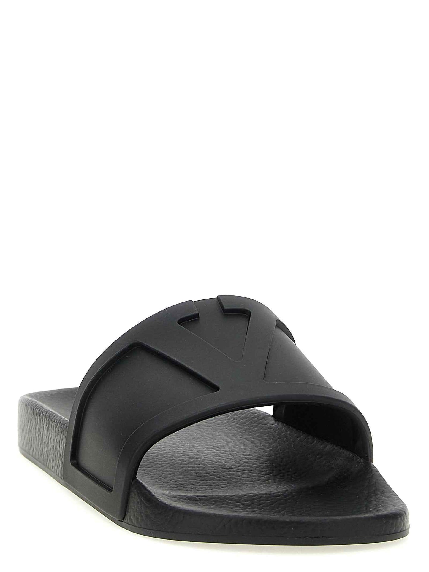 Black Plastic Slides