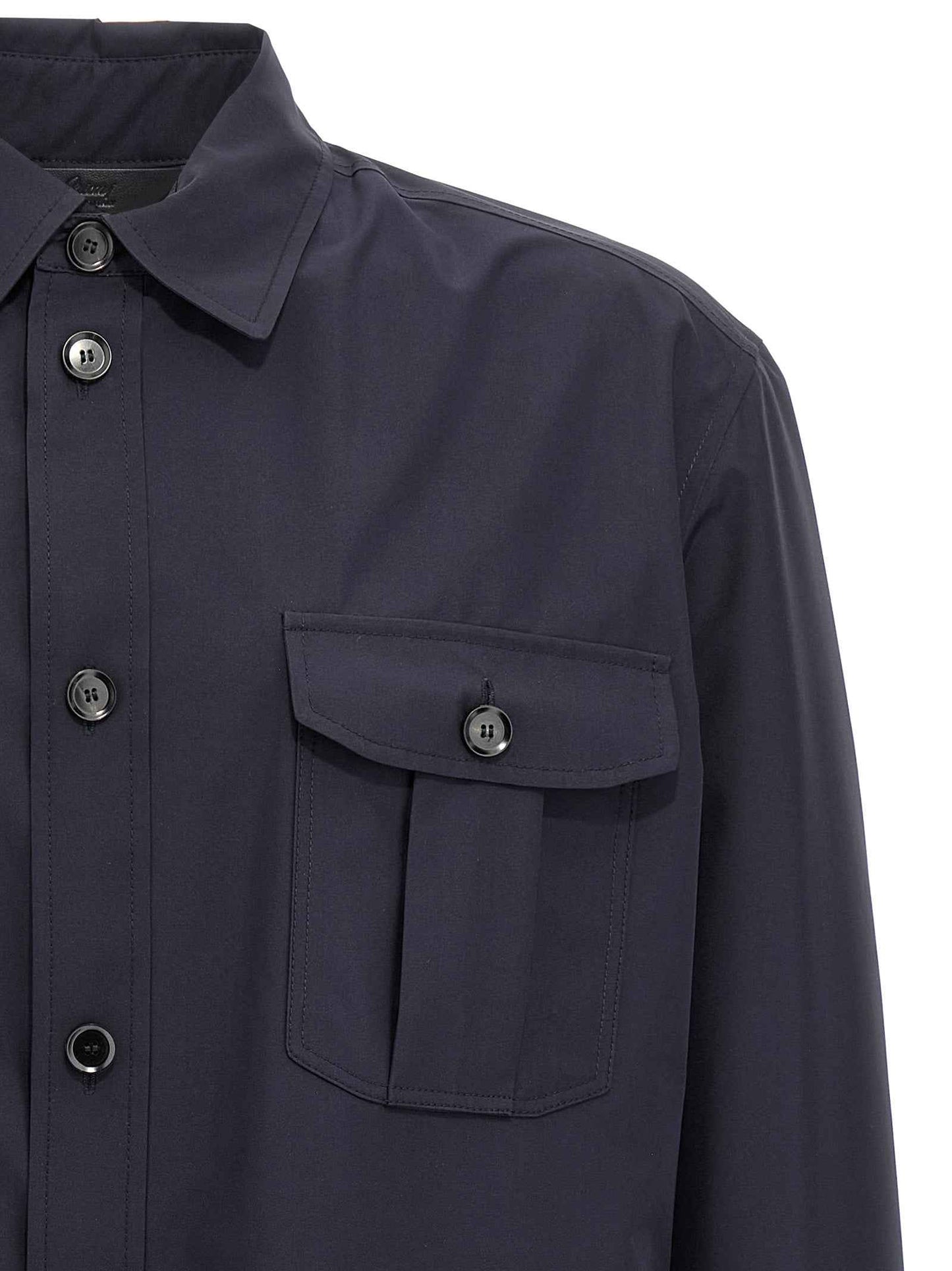 Blue Silk Jacket