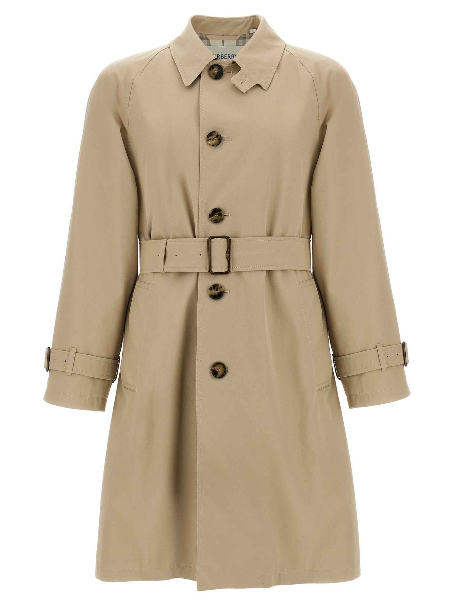 Beige Cotton Coat