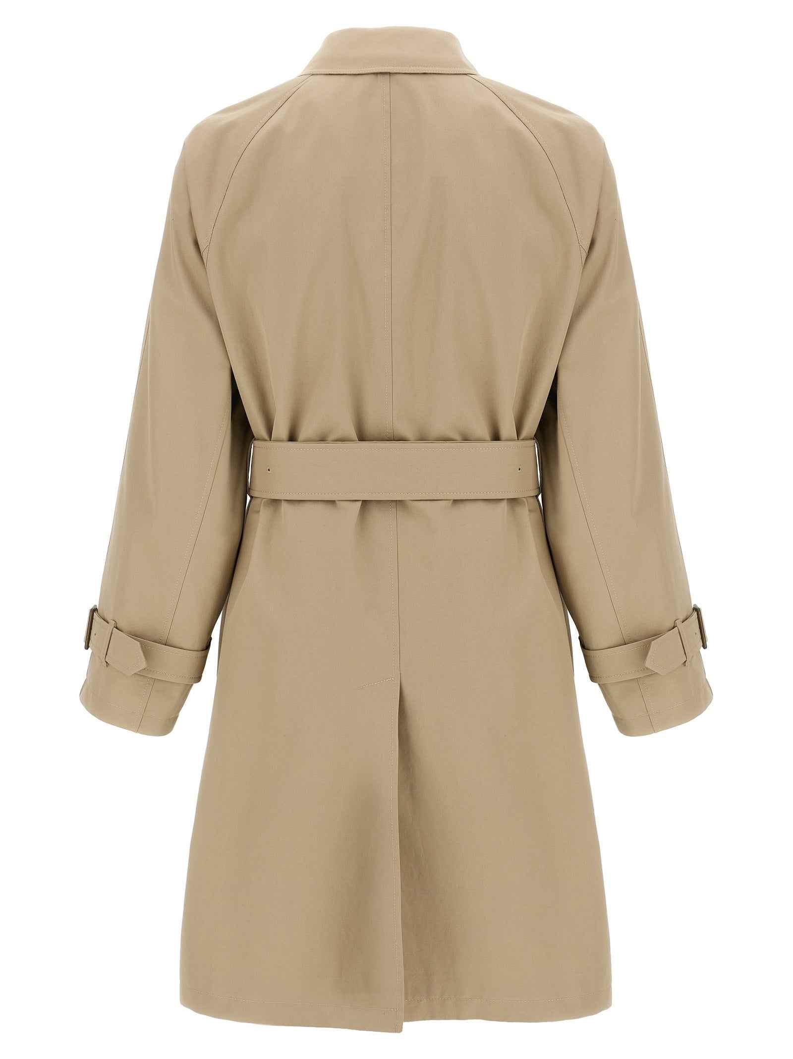 Beige Cotton Coat