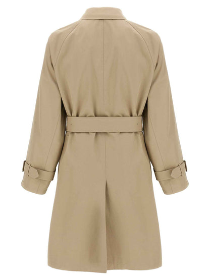 Beige Cotton Coat