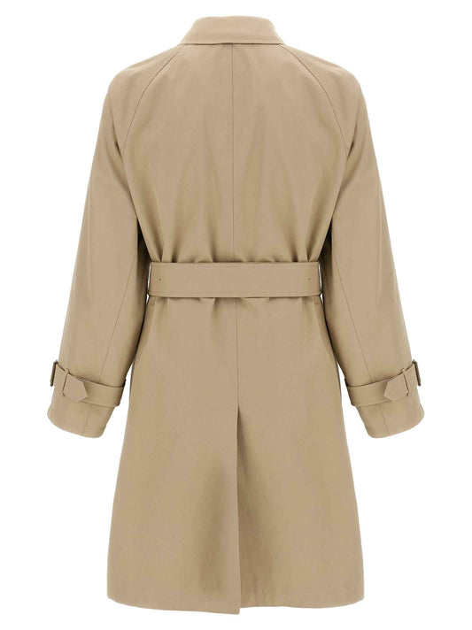 Beige Cotton Coat