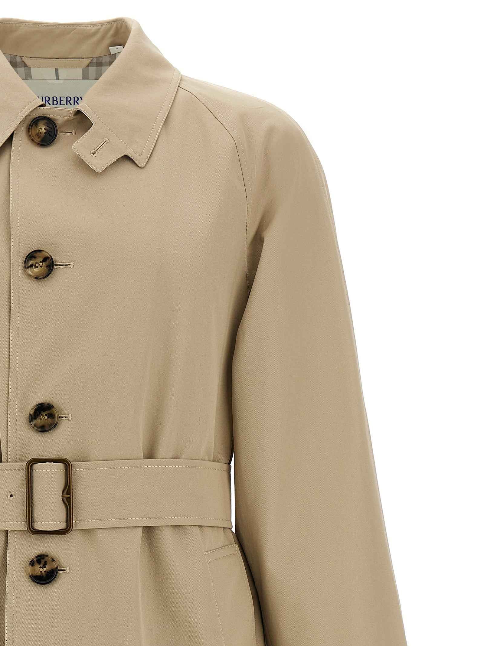 Beige Cotton Coat