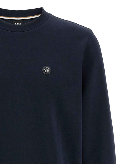Blue Cotton Sweatshirt