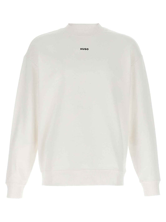 White Cotton Sweatshirt