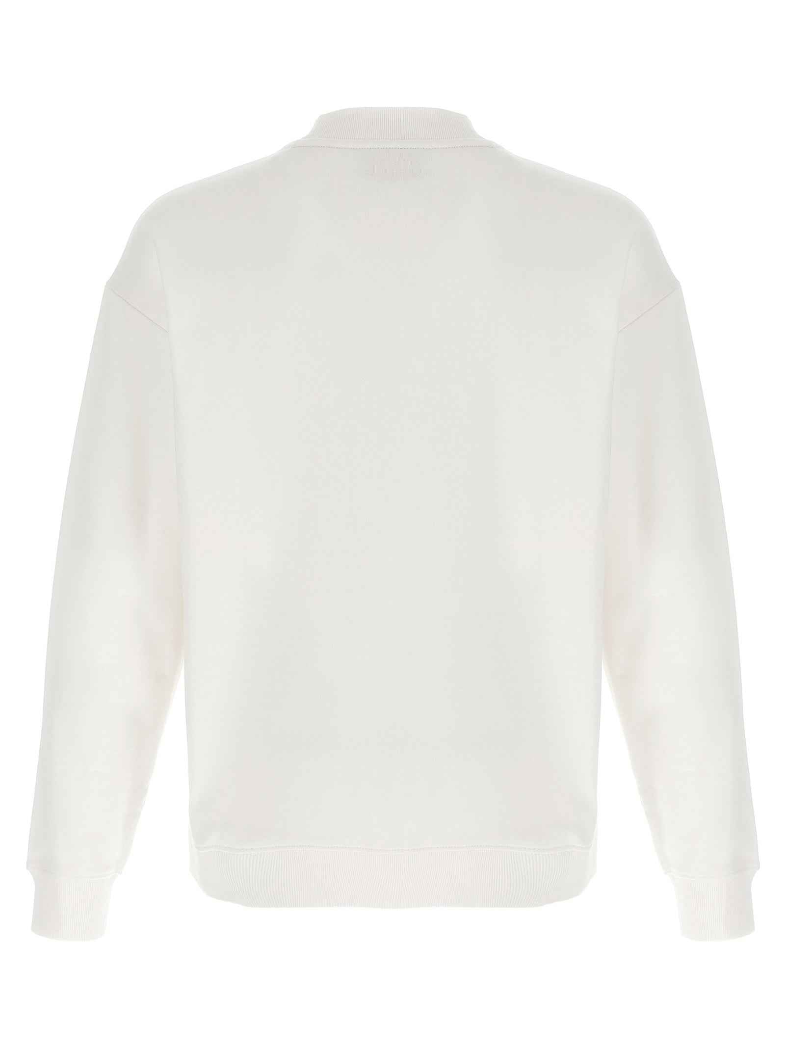 White Cotton Sweatshirt