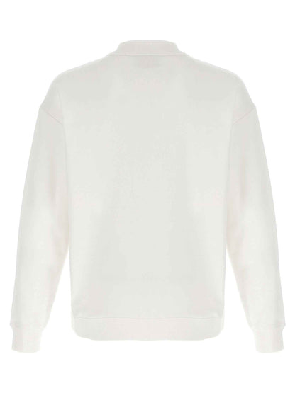 White Cotton Sweatshirt