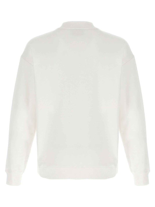 White Cotton Sweatshirt