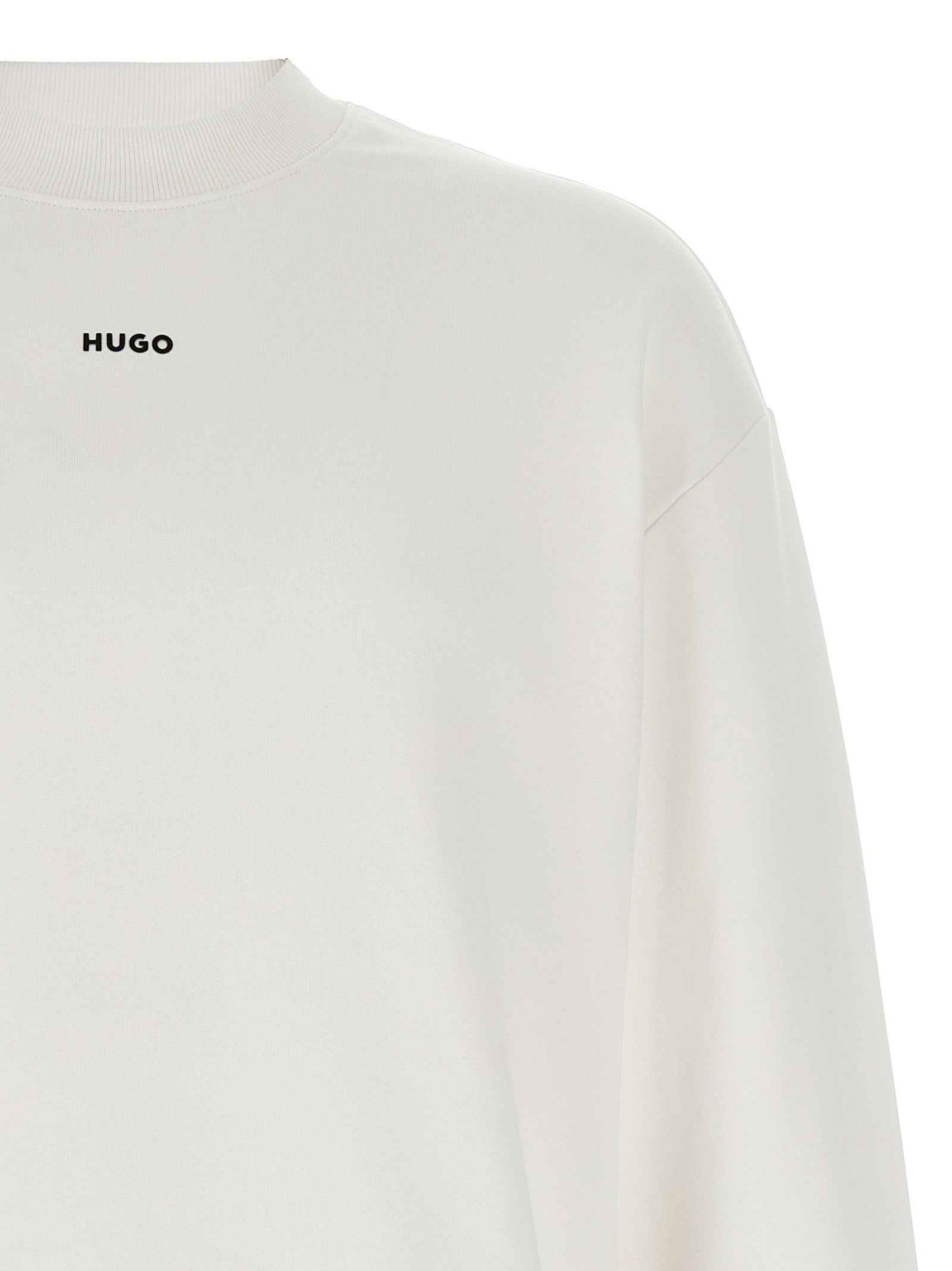 White Cotton Sweatshirt