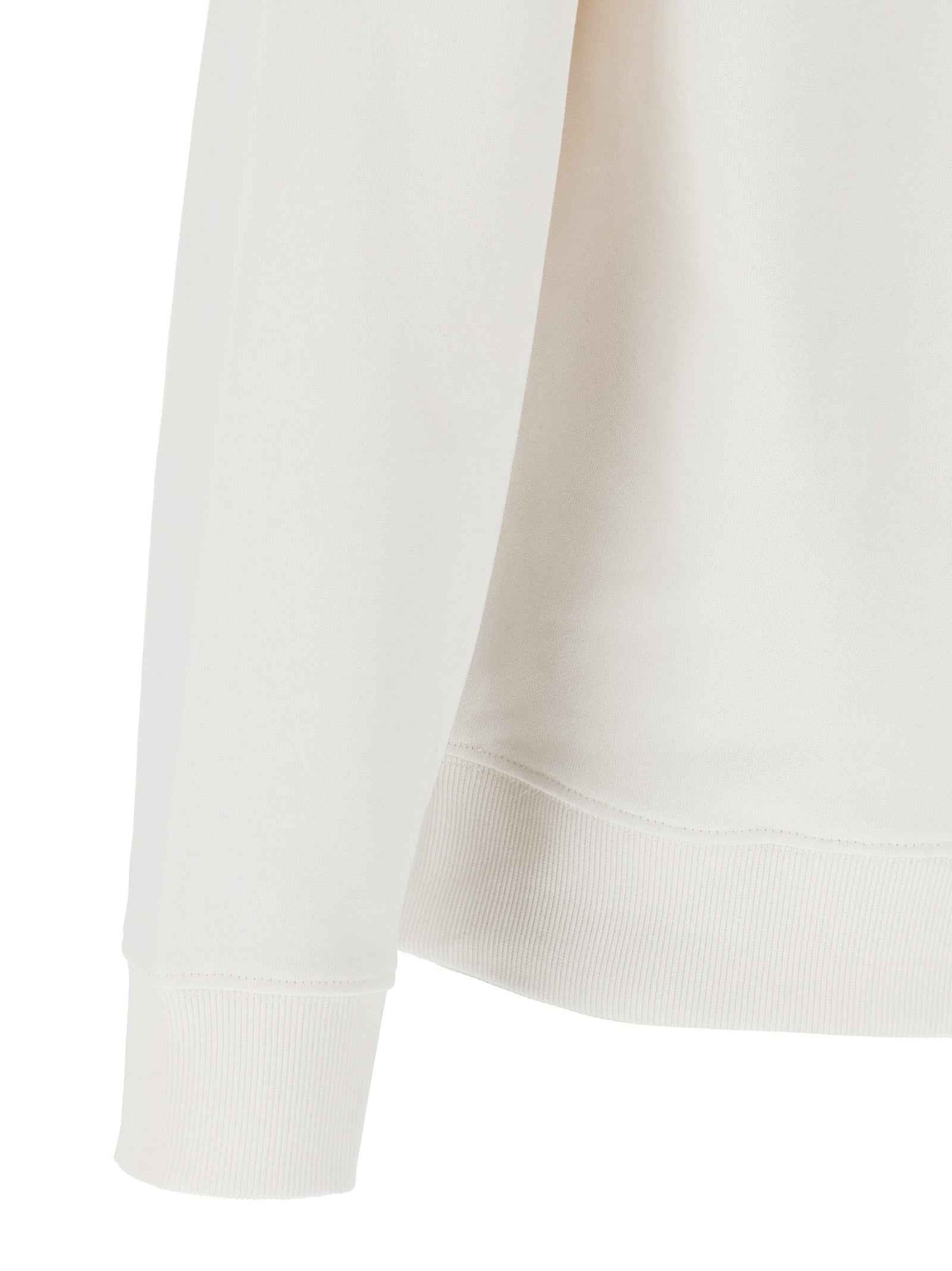 White Cotton Sweatshirt