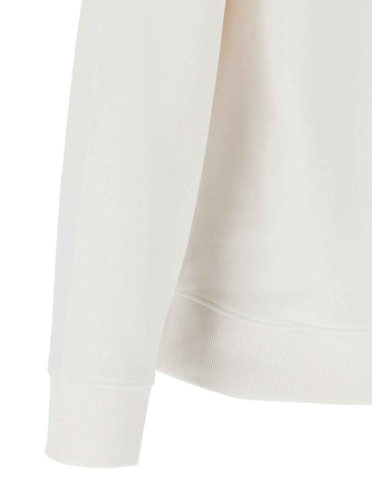 White Cotton Sweatshirt