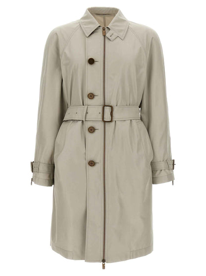 Gray Satin Coat