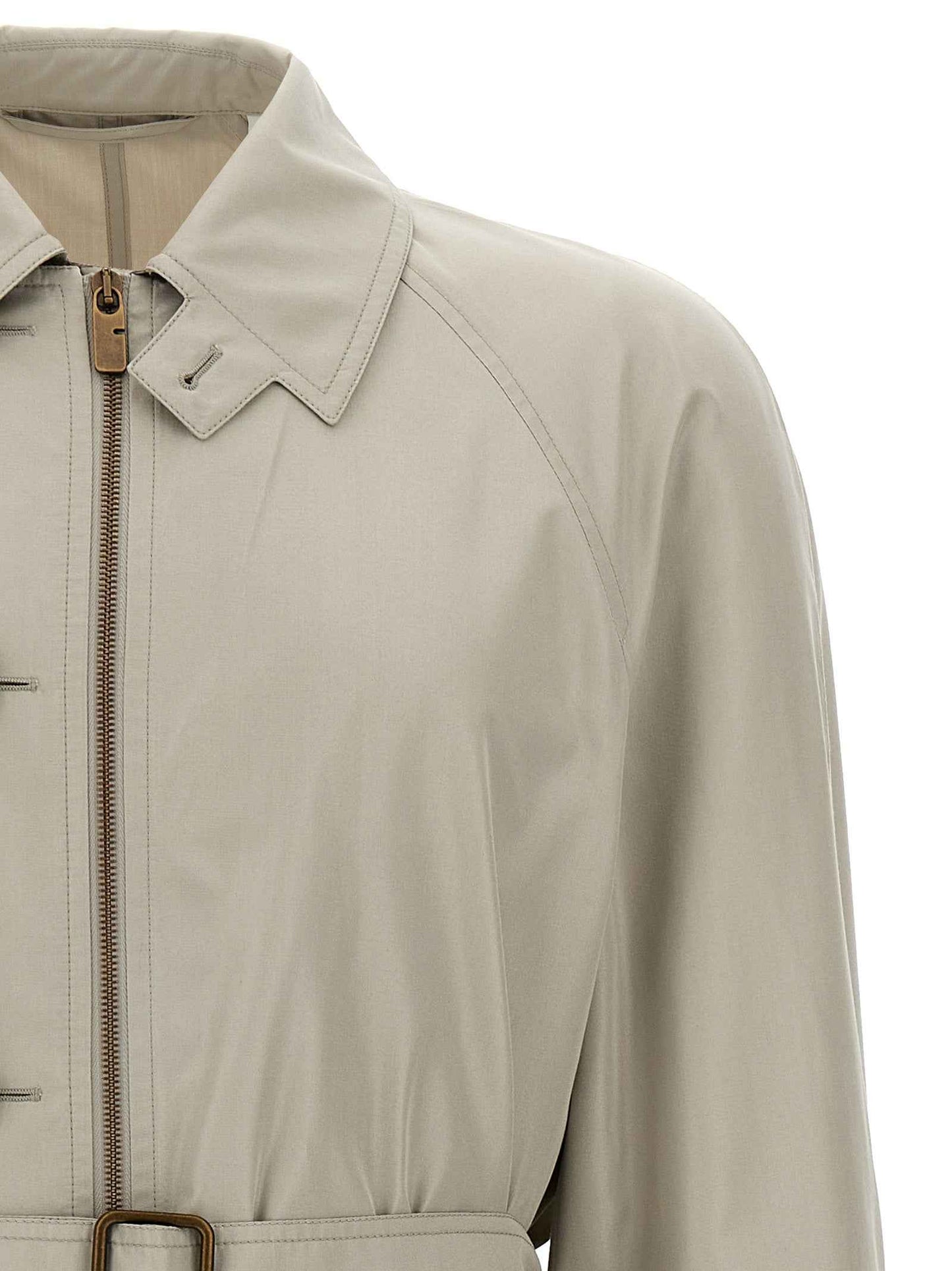 Gray Satin Coat