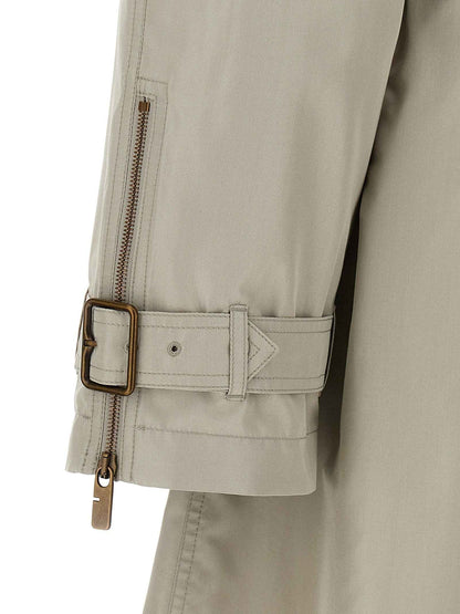 Gray Satin Coat
