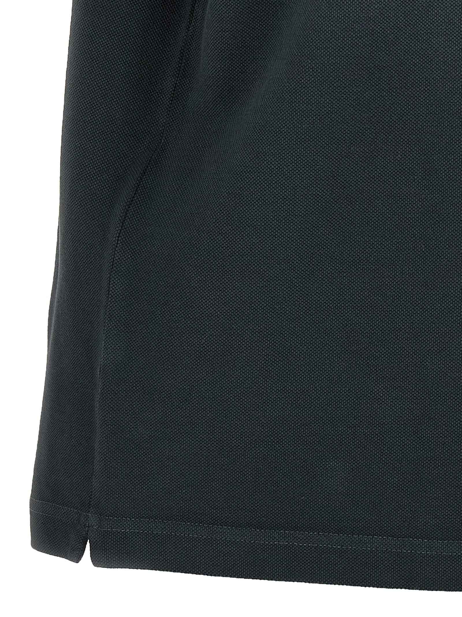 Gray Cotton Polo Shirt
