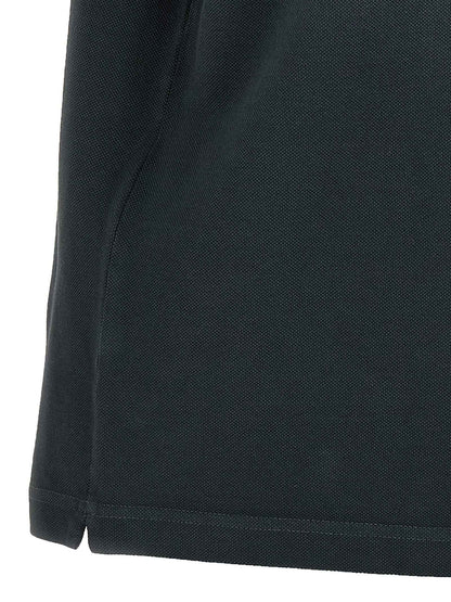 Gray Cotton Polo Shirt