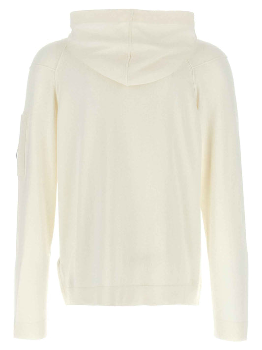 White Cotton Sweatshirt