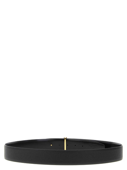 Black Calfskin Regular Belt
