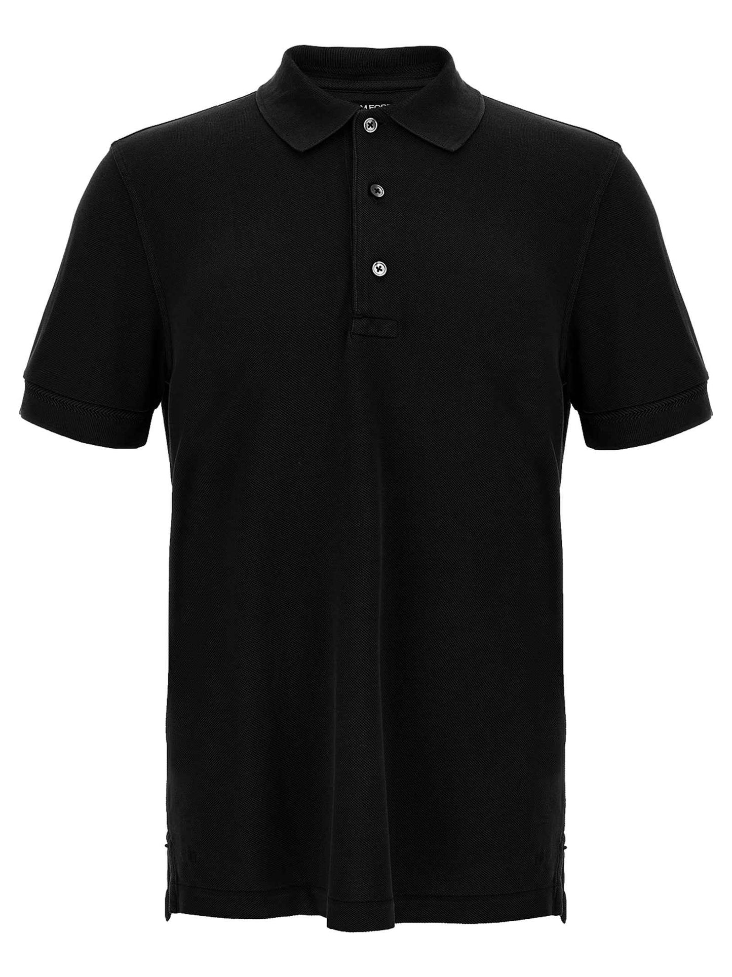 Black Lyocell Polo Shirt