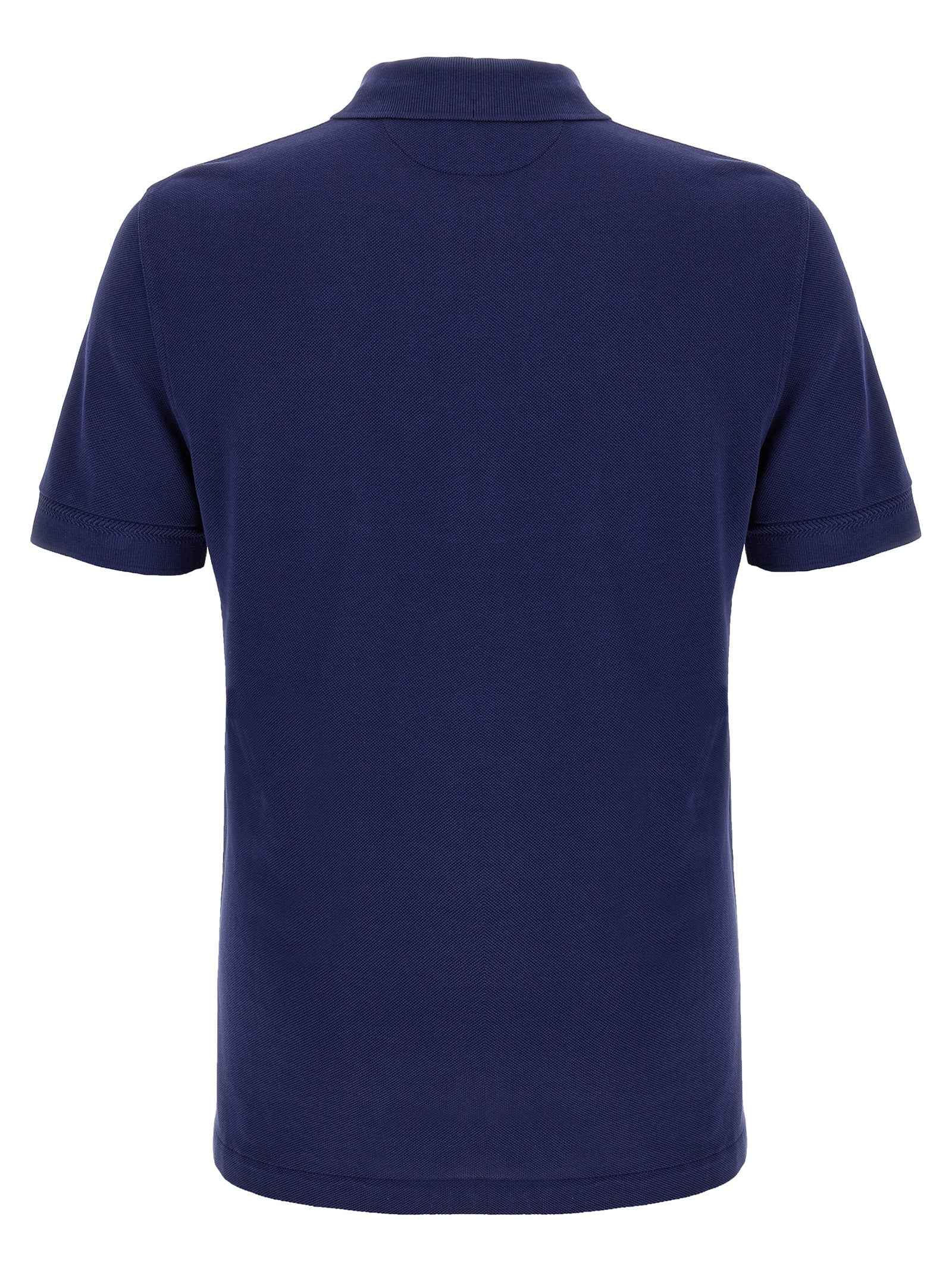 Blue Lyocell Polo Shirt