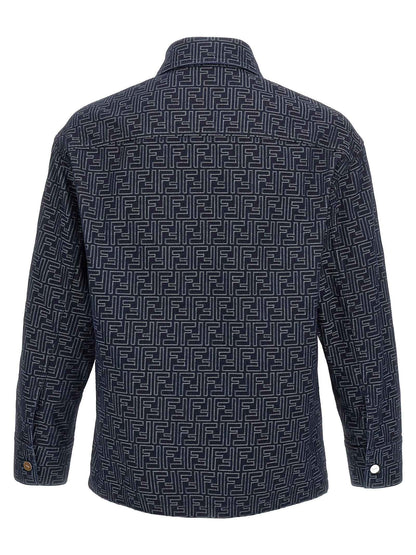 Blue Cotton Denim Jacket