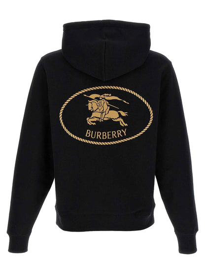 Black Cotton Sweatshirt