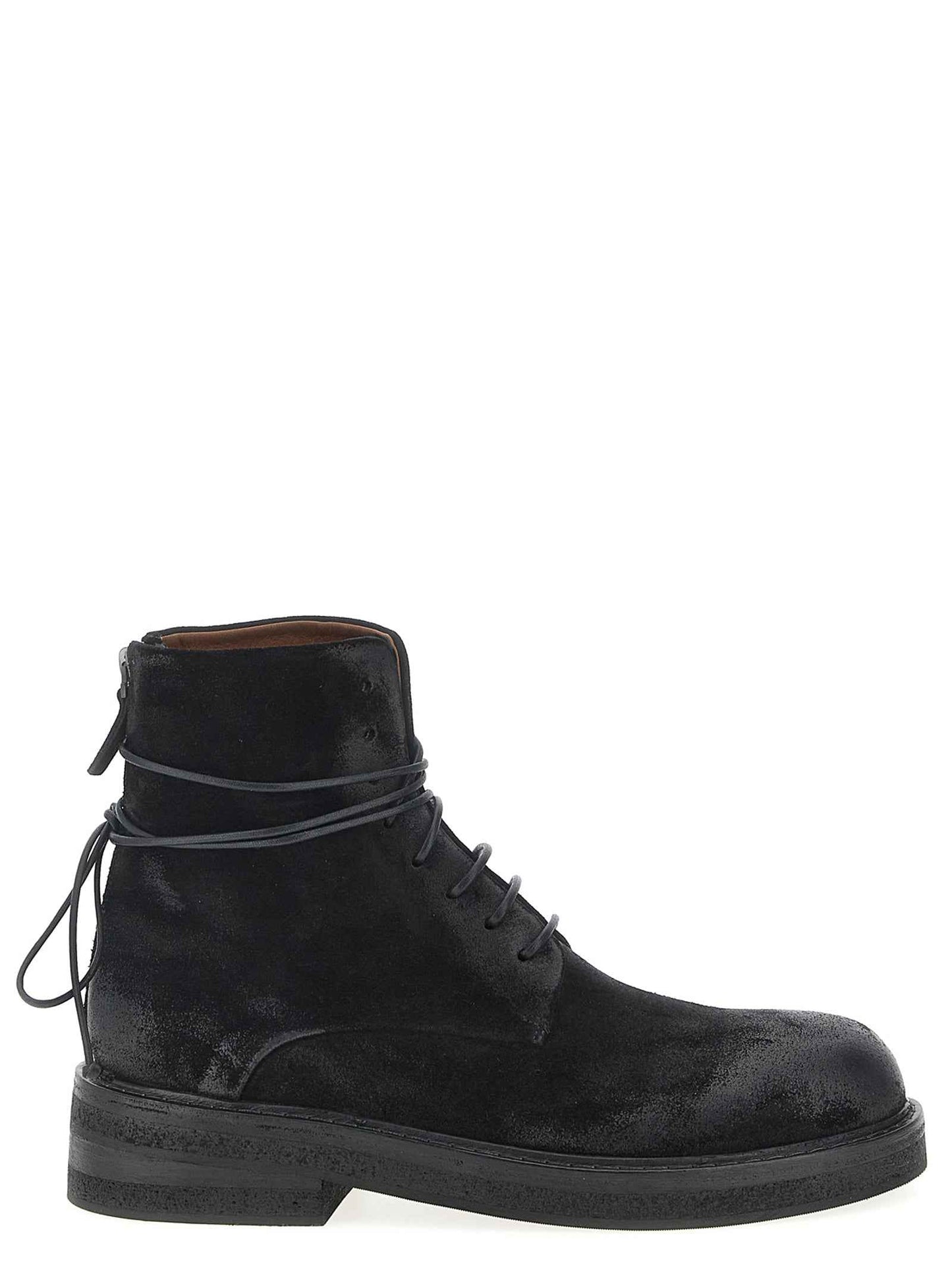 Black Cotton Chelsea Boots