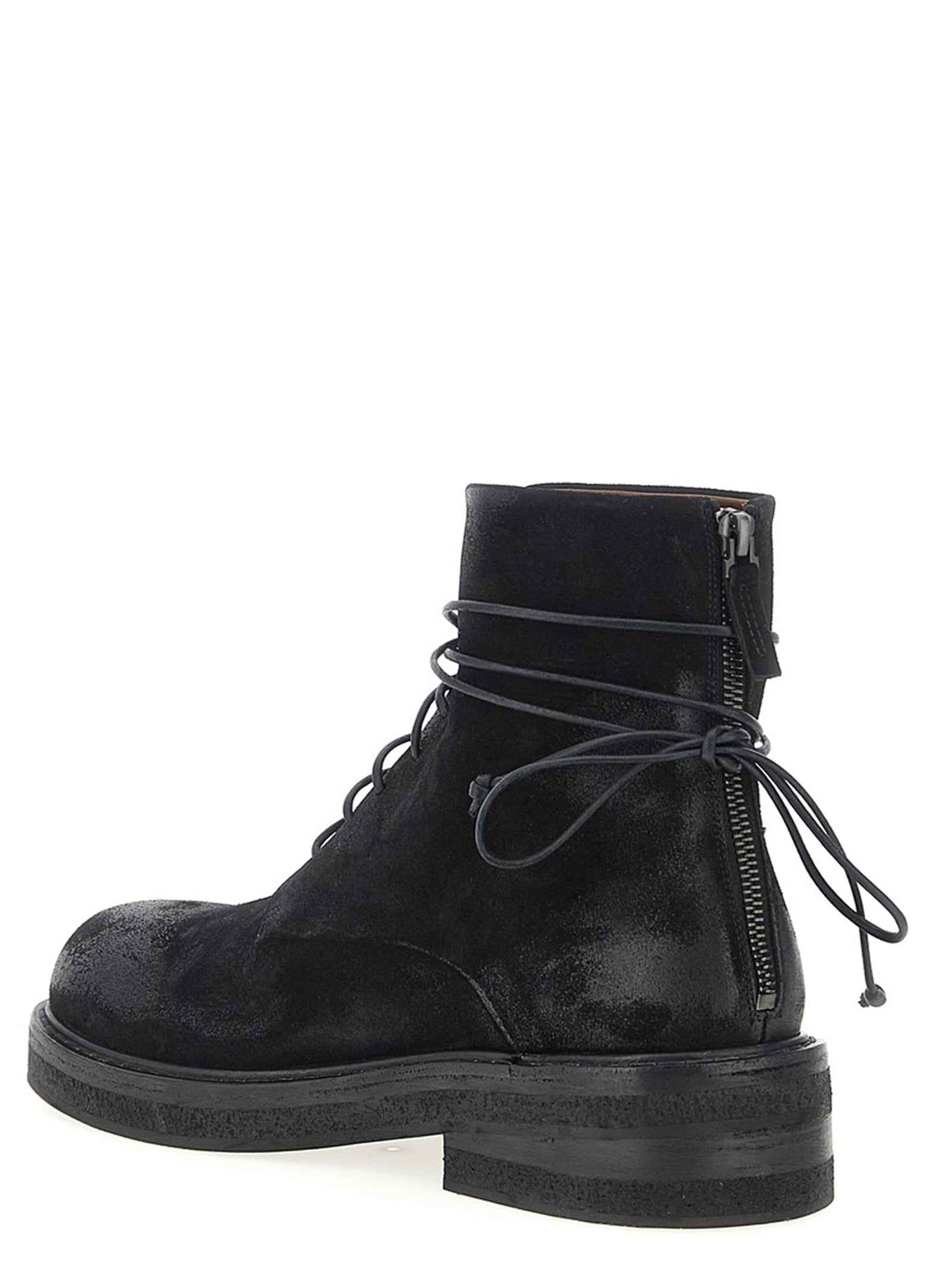 Black Cotton Chelsea Boots