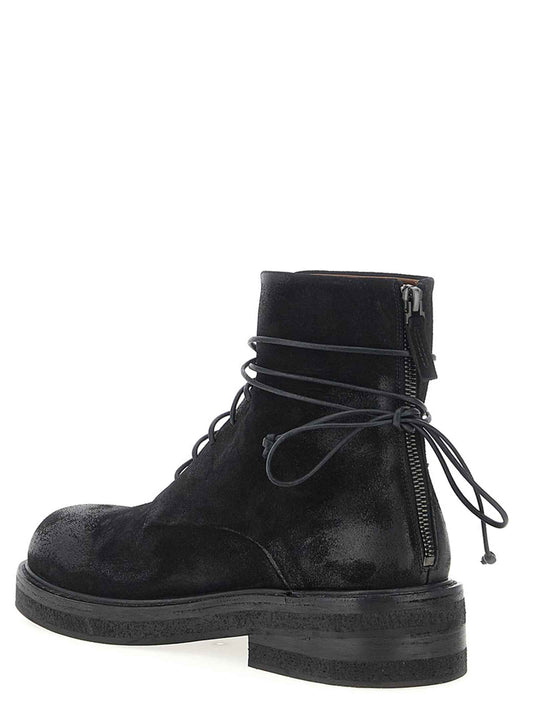 Black Cotton Chelsea Boots