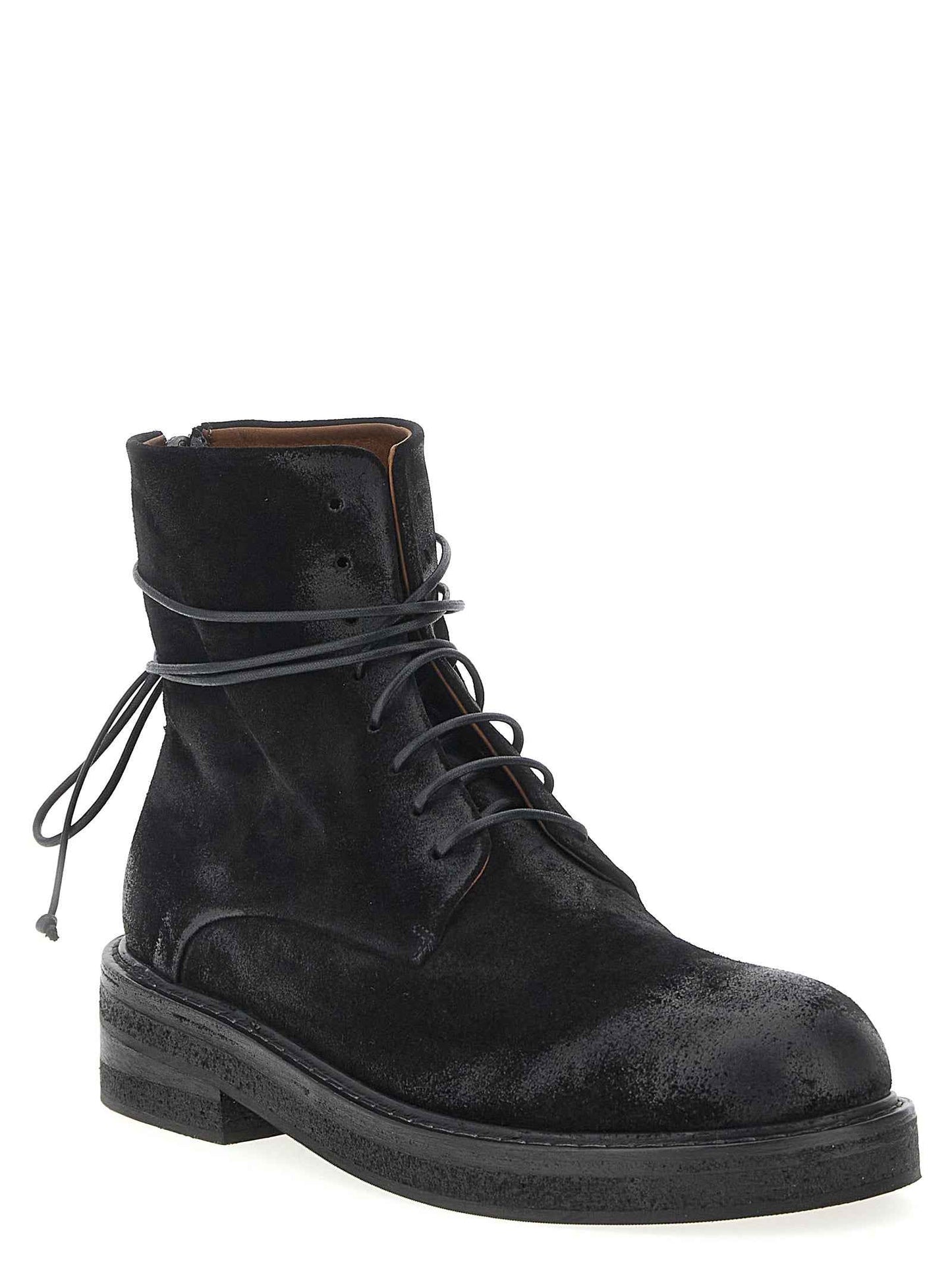 Black Cotton Chelsea Boots