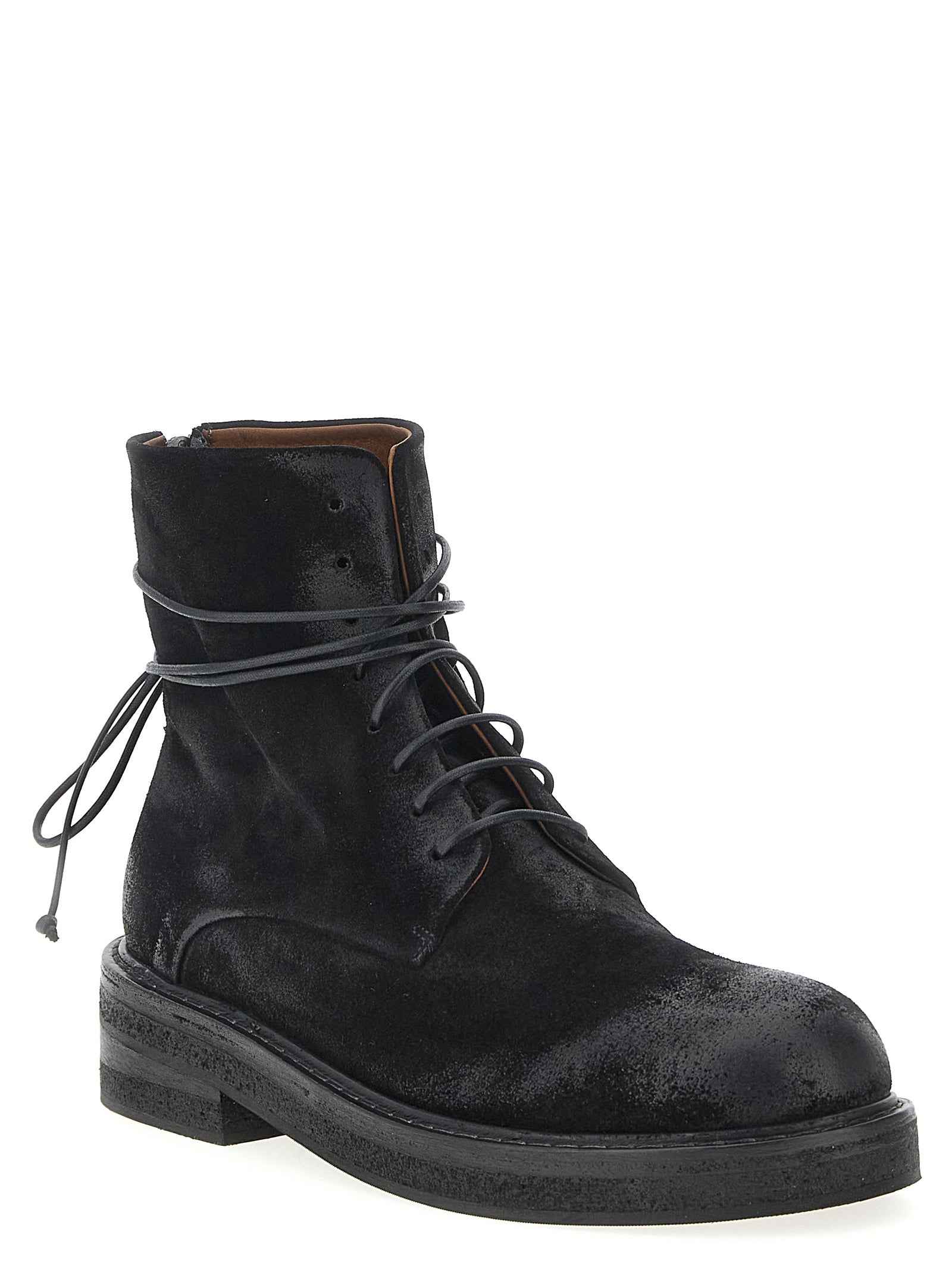 Black Cotton Chelsea Boots