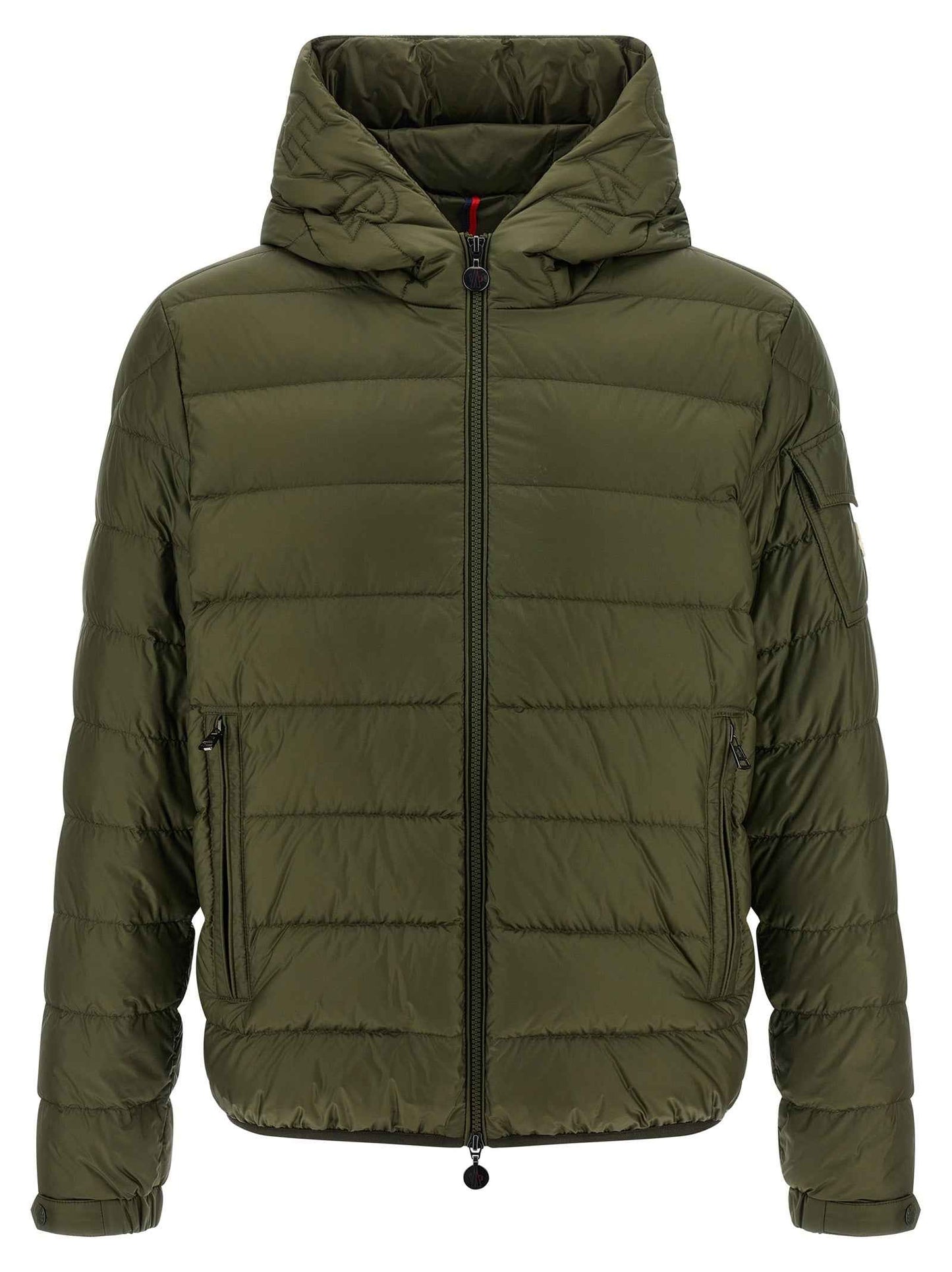 Bicolor Polyamide Full-Length Jacket
