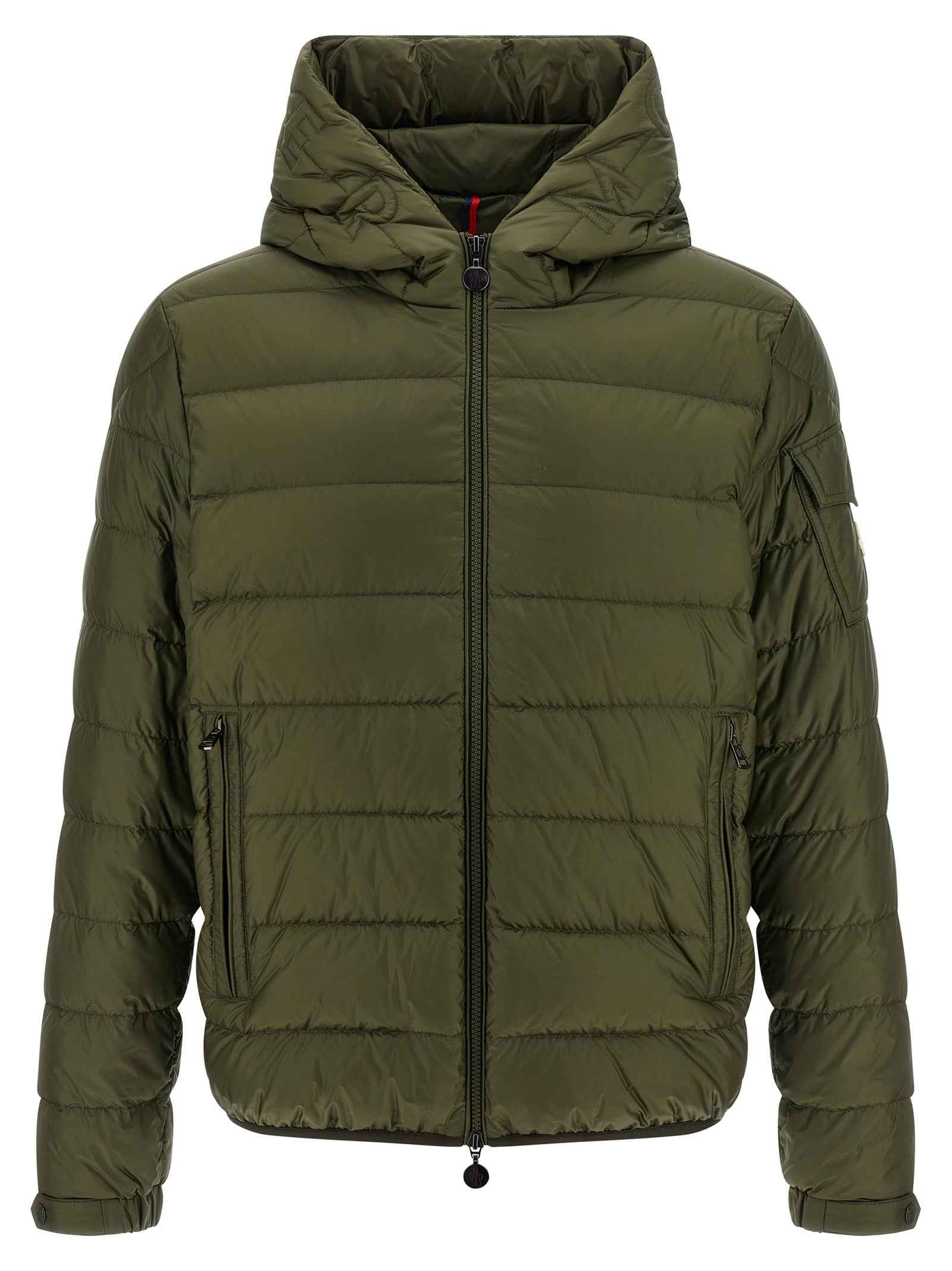 Bicolor Polyamide Full-Length Jacket