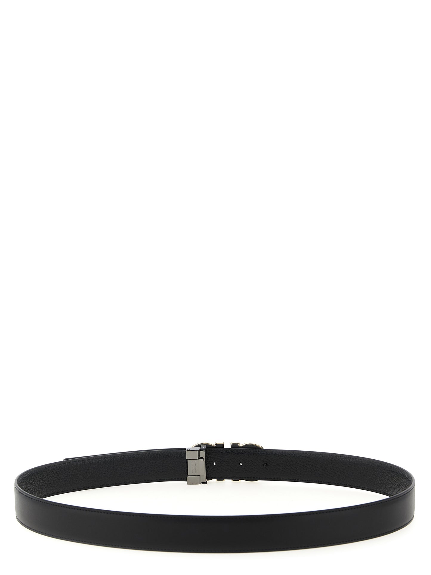Black Calfskin Regular Belt