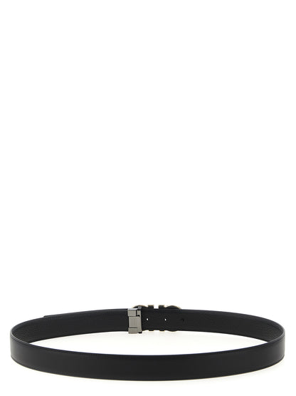 Black Calfskin Regular Belt