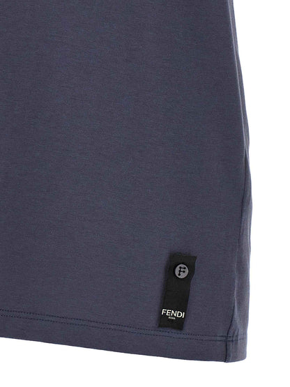 Blue Cotton T-Shirt