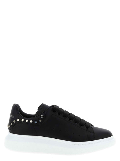 Black Calfskin Chunky Sneakers