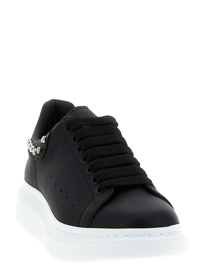 Black Calfskin Chunky Sneakers