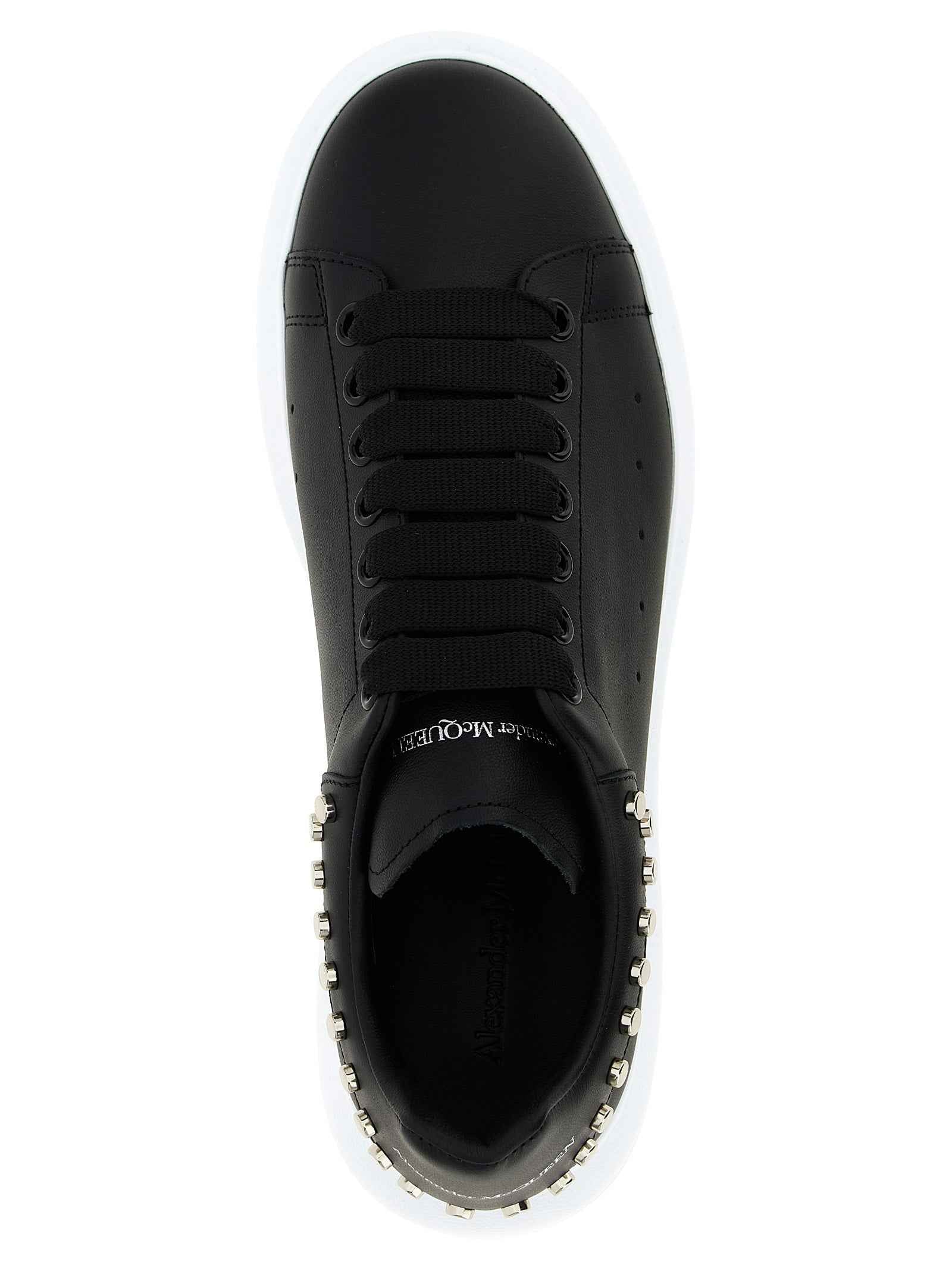 Black Calfskin Chunky Sneakers
