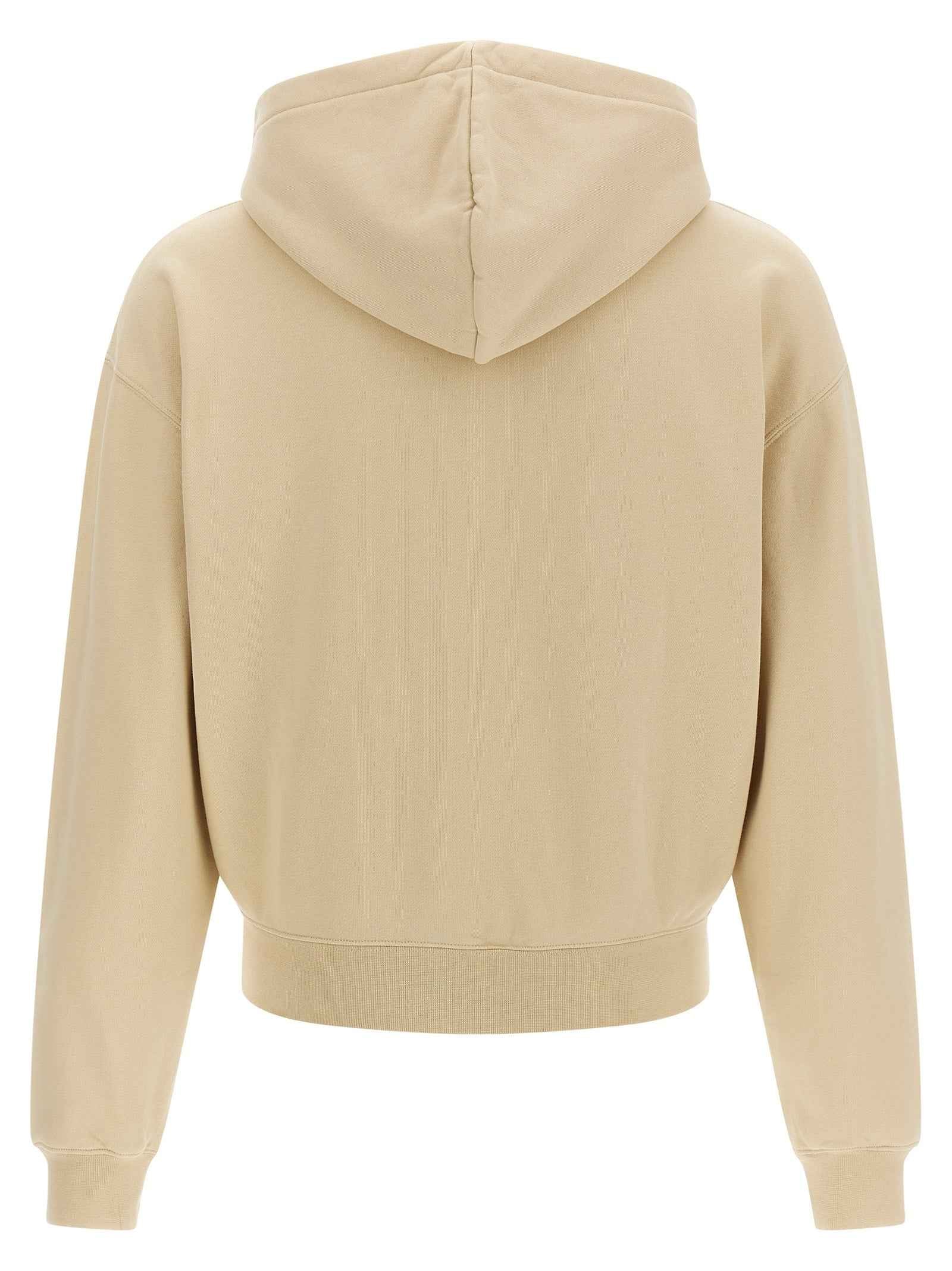 Beige Cotton Sweatshirt