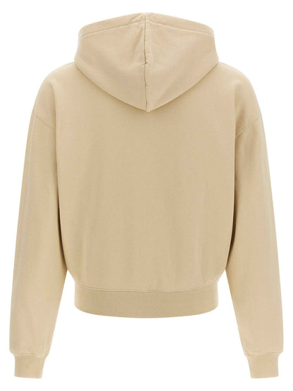 Beige Cotton Sweatshirt