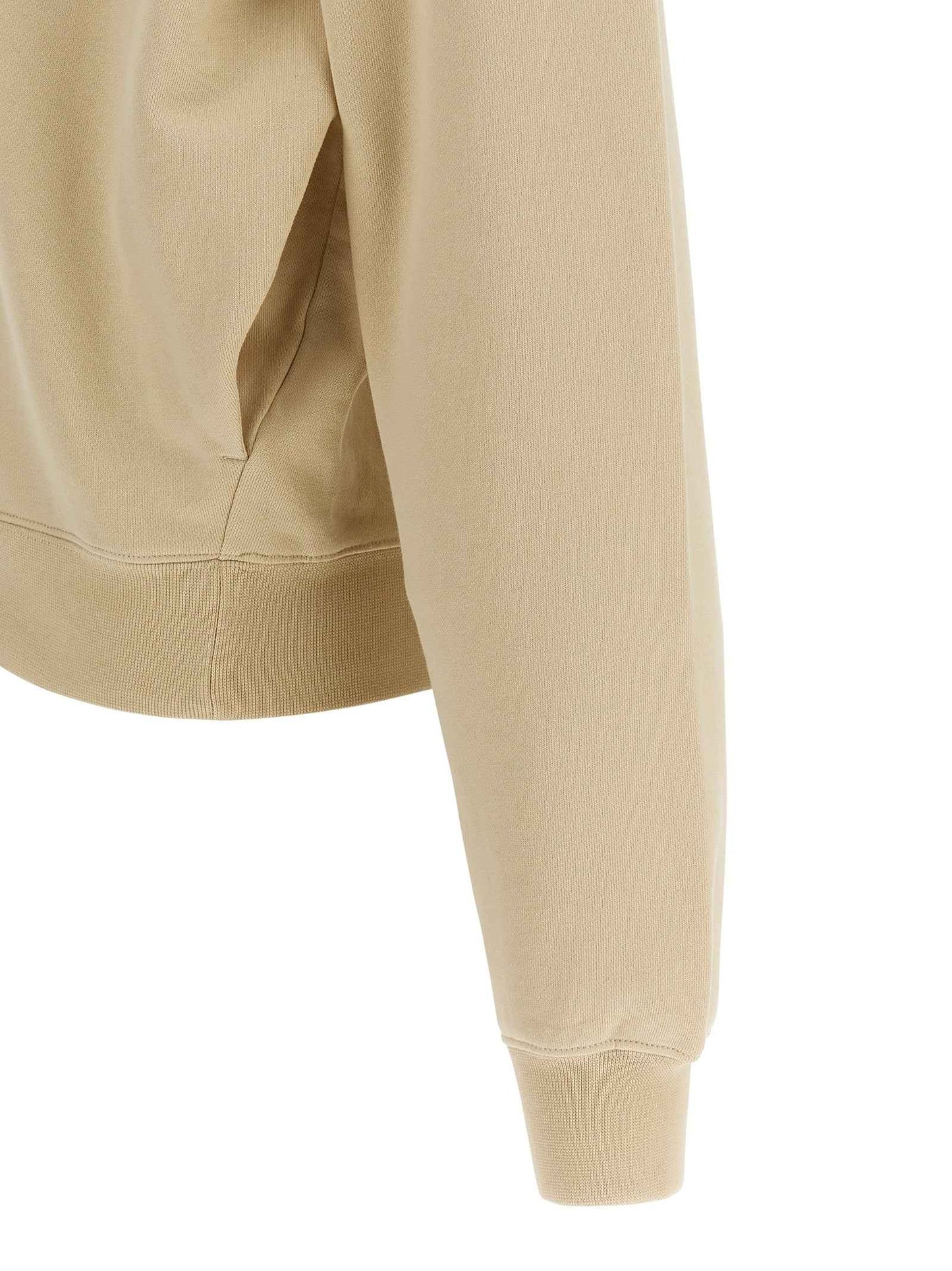 Beige Cotton Sweatshirt